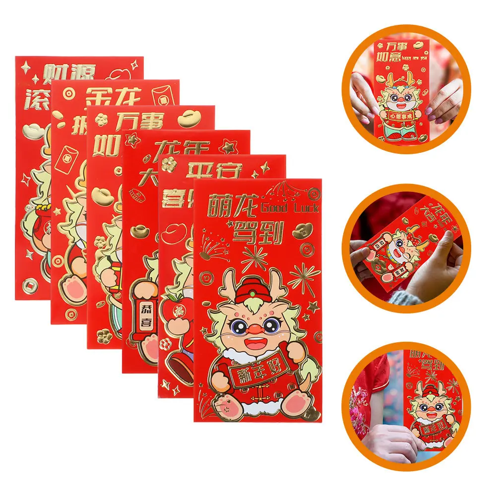 36Pcs Traditional Chinese Red Envelopes Year of Dragon Lucky Money Pouches Premium Thick Paper Red Money Pocket Wedding
36Pcs Traditional Chinese Red Envelopes Year of Dragon Lucky Money Pouches Premium Thick Paper Red Money Pocket Wedding