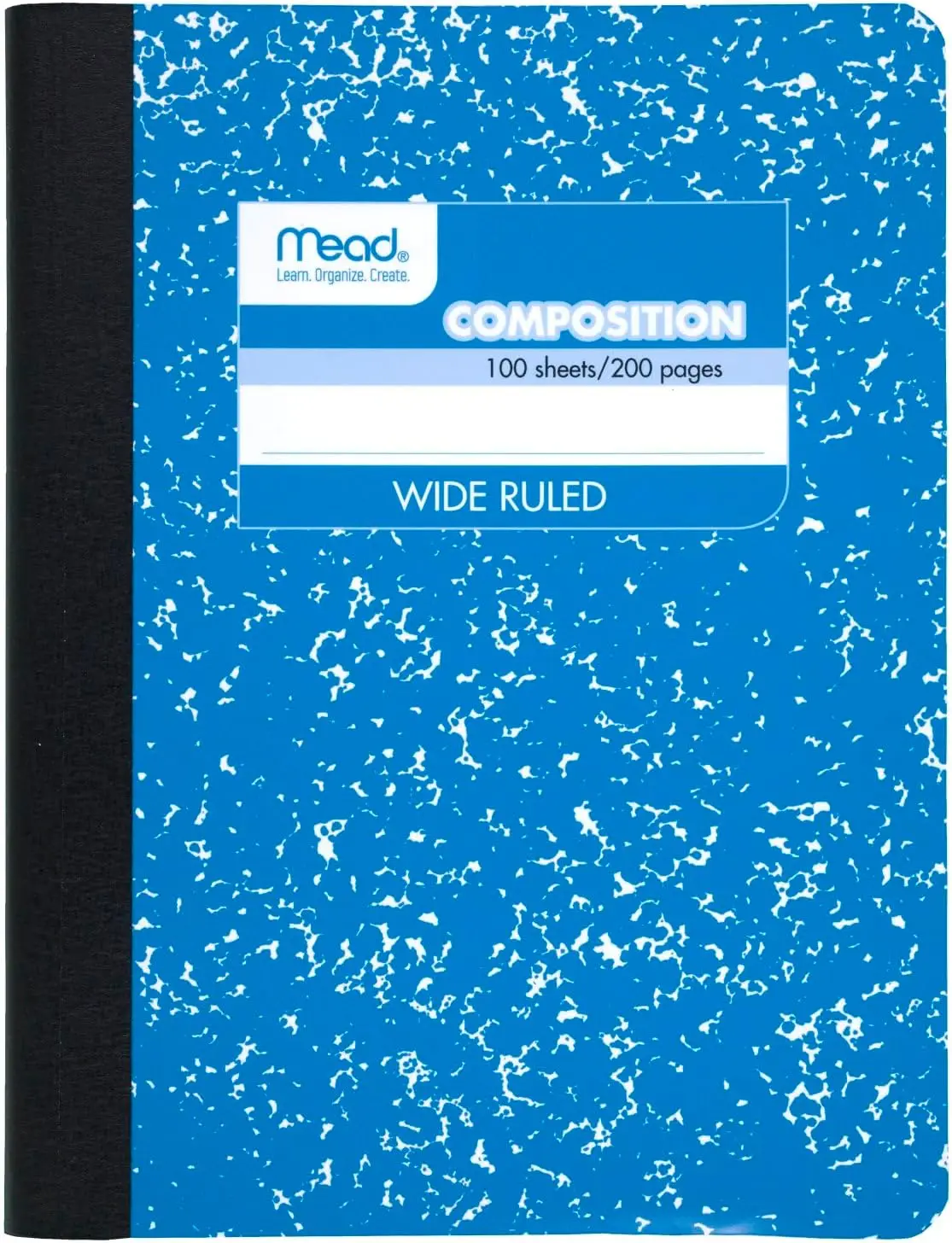 Wide Ruled Composition Notebook, 100 Sheets, 9.75"x7.5", Assorted Colors, Random Color
Wide Ruled Composition Notebook, 100 Sheets, 9.75"x7.5", Assorted Colors, Random Color