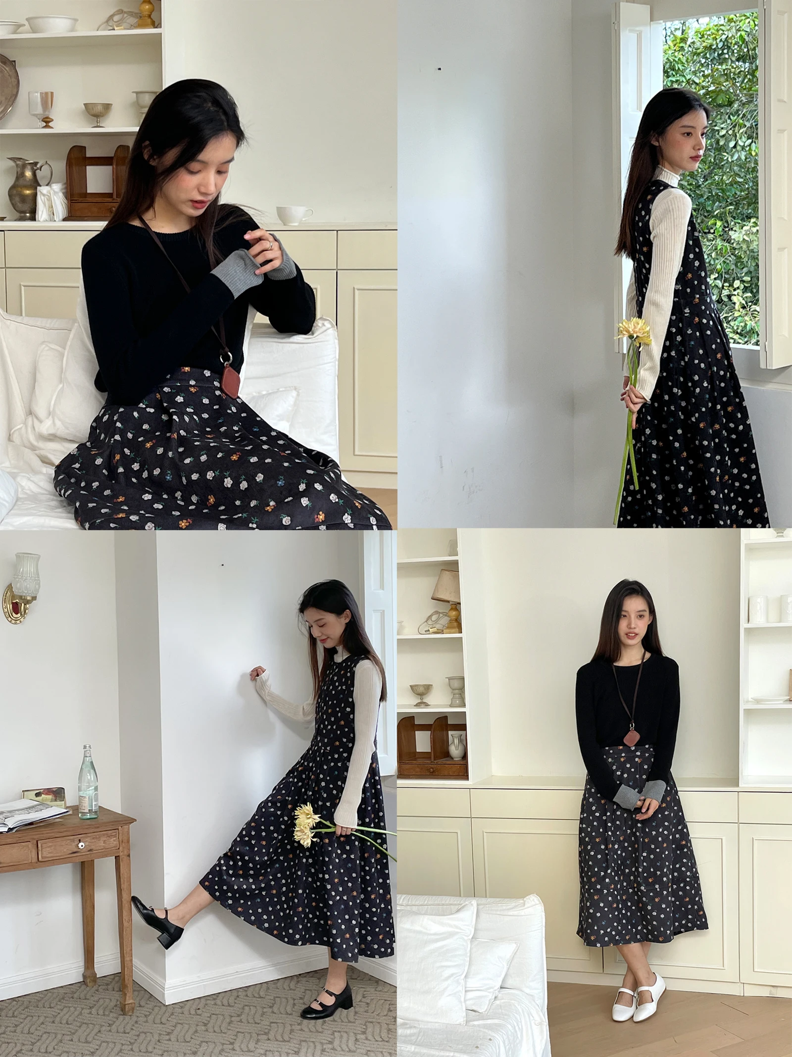 Botanique Floral Corduroy Vest Skirt Women's Spring Long Skirt Double-Sided Wear Forest System Retro Floral Nylon Blend
Botanique Floral Corduroy Vest Skirt Women's Spring Long Skirt Double-Sided Wear Forest System Retro Floral Nylon Blend