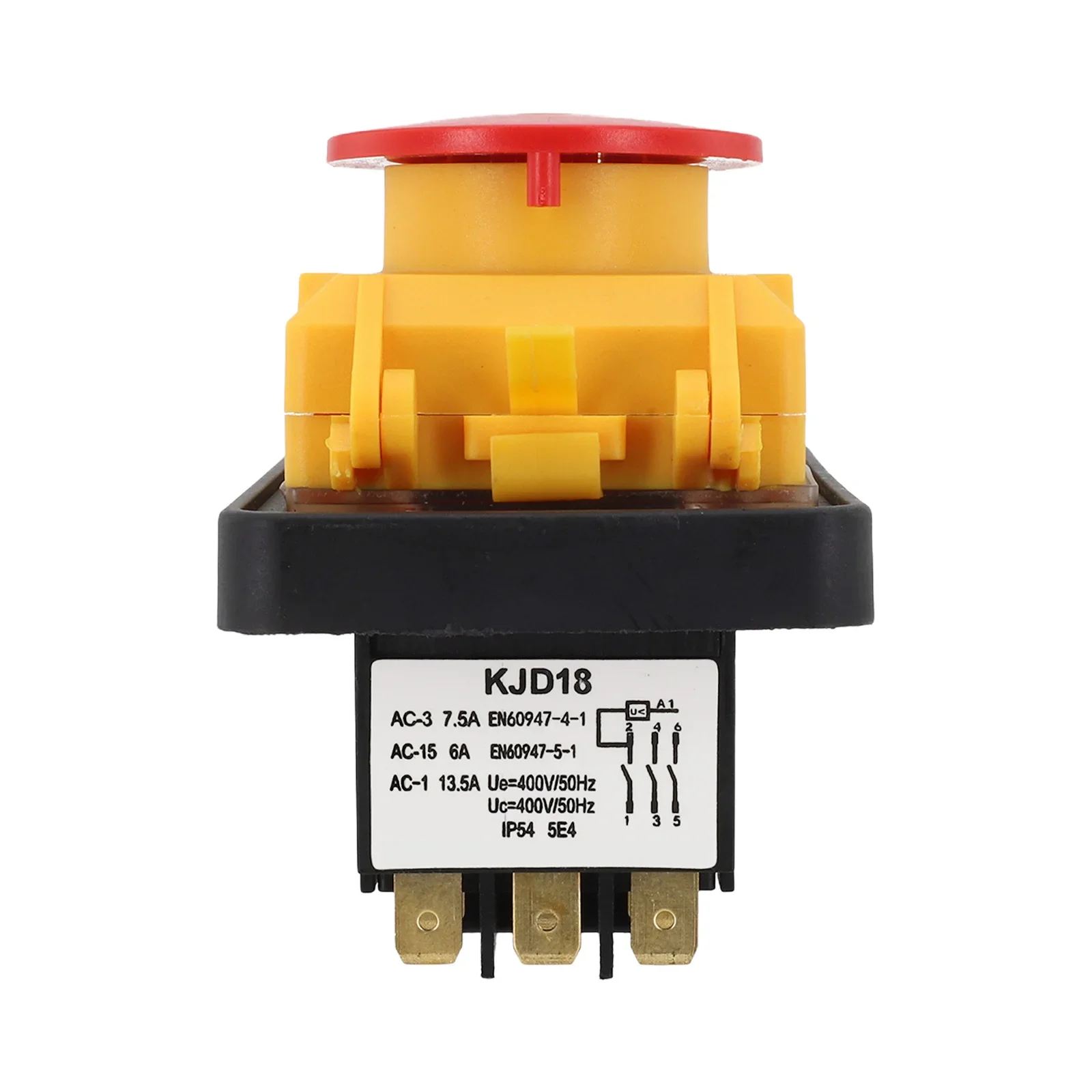 7 Pins Pushbutton Switch 7Pins Electromagnetic Yellow, Black Pushbutton Switch 400V Voltage 50000 Operating Cycles Compact Size
7 Pins Pushbutton Switch 7Pins Electromagnetic Yellow, Black Pushbutton Switch 400V Voltage 50000 Operating Cycles Compact Size