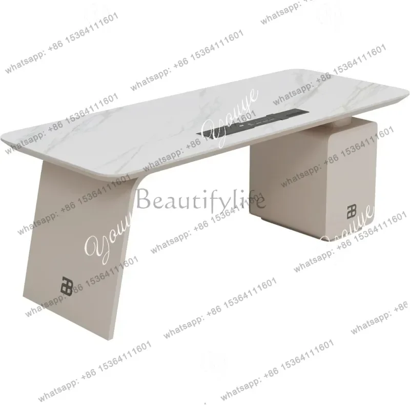 Modern Light Luxury Desk Home Study Solid Wood Computer Writing Desk Simple Modern Boss Desk
Modern Light Luxury Desk Home Study Solid Wood Computer Writing Desk Simple Modern Boss Desk