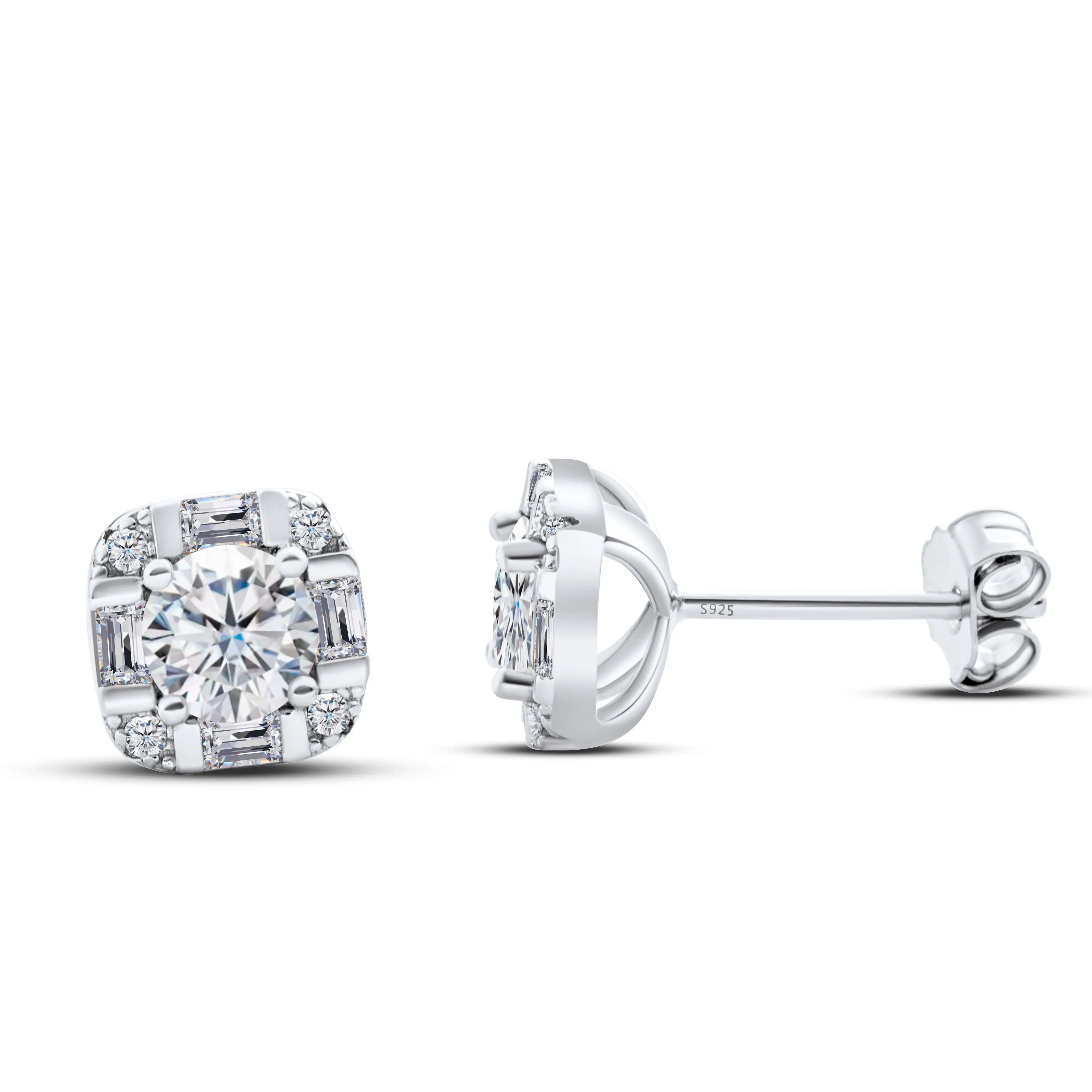 Sparkling 0.5 carat moissanite stub earrings for charm lady real 925 Sterling Silver GRA Moissanite earring Engagement gift
Sparkling 0.5 carat moissanite stub earrings for charm lady real 925 Sterling Silver GRA Moissanite earring Engagement gift