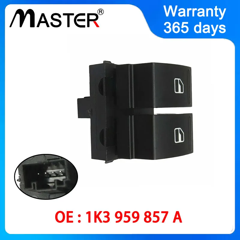 4 Pin Electric Power Window Switch Button 2K0959857 1K3959857A For VW Golf MK5 Caddy 2K Passat B6 Seat Ibiza Leon 1K3 959 857 A
4 Pin Electric Power Window Switch Button 2K0959857 1K3959857A For VW Golf MK5 Caddy 2K Passat B6 Seat Ibiza Leon 1K3 959 857 A