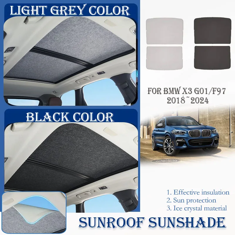 Car Skylight Sunshade For BMW X3 M Sport G01 F97 2018-2024 Nano Ice Crystals Film Pads Window Visors Sun Shades Auto Accessories
Car Skylight Sunshade For BMW X3 M Sport G01 F97 2018-2024 Nano Ice Crystals Film Pads Window Visors Sun Shades Auto Accessories
