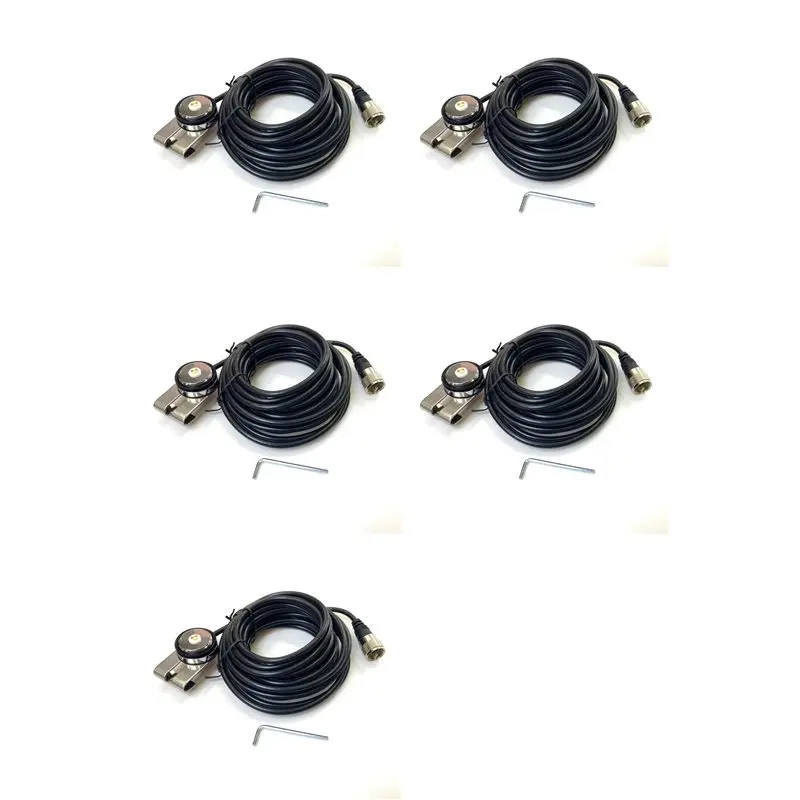 Superior-5X N-2 5M NMO To PL259 RG-58 Coax Cable Antenna Cable NMO Mount For Car Truck Amateur Radio Mobile Radio Antenna Cable
Superior-5X N-2 5M NMO To PL259 RG-58 Coax Cable Antenna Cable NMO Mount For Car Truck Amateur Radio Mobile Radio Antenna Cable