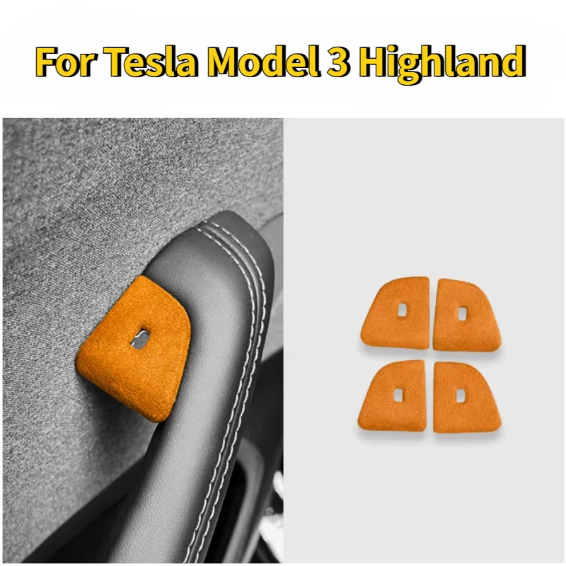 Door Switch Panel Sticker for Tesla Model 3 Highland 2024 Alcantara Suede Window Control Panel Decoration Cover Car Accessories
Door Switch Panel Sticker for Tesla Model 3 Highland 2024 Alcantara Suede Window Control Panel Decoration Cover Car Accessories