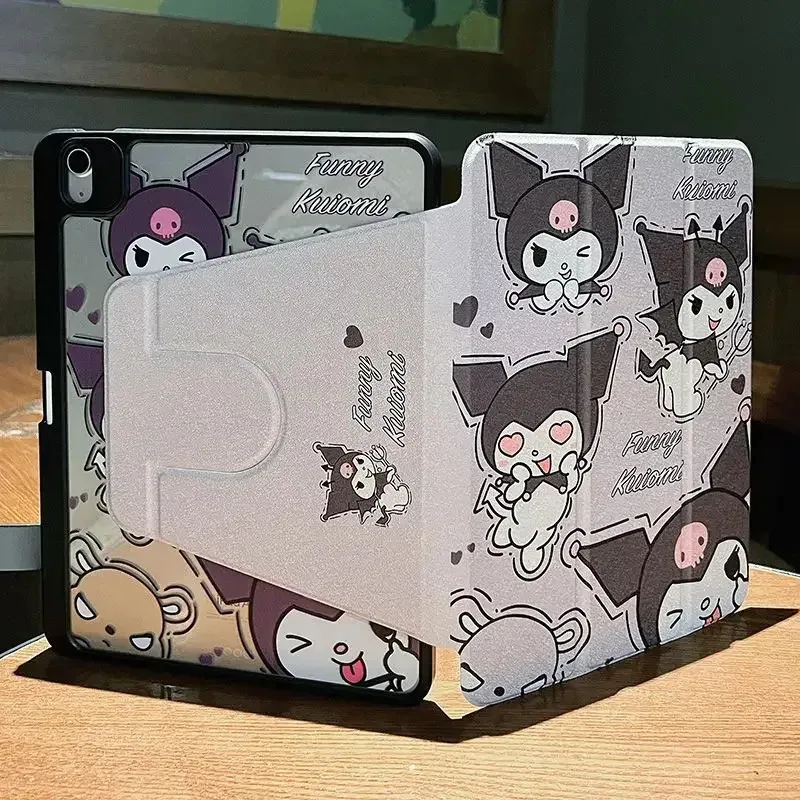 Kawaii Sanrio Kuromi Case For IPad Air 4 5 2022 iPad Pro 12.9 Inch Mini 6 7th 8th 9th 10th Gen 10.9 Three Fold Silicone Covers
Kawaii Sanrio Kuromi Case For IPad Air 4 5 2022 iPad Pro 12.9 Inch Mini 6 7th 8th 9th 10th Gen 10.9 Three Fold Silicone Covers