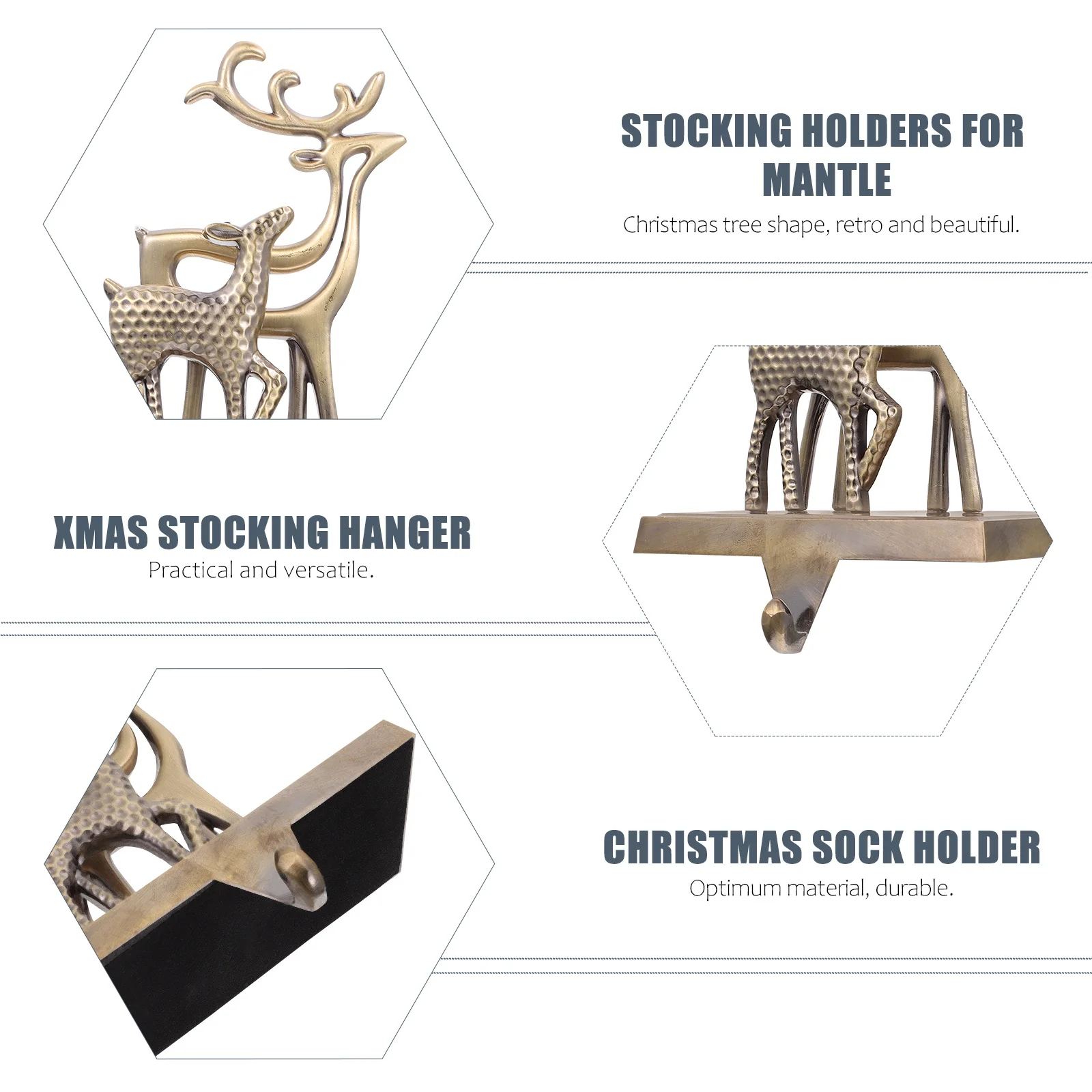 1Pcs Christmas Stocking Hanger Zinc Alloy Mantel Hook Xmas Sock Holder for Fireplace Decoration Xmas Stocking Hanger
1Pcs Christmas Stocking Hanger Zinc Alloy Mantel Hook Xmas Sock Holder for Fireplace Decoration Xmas Stocking Hanger