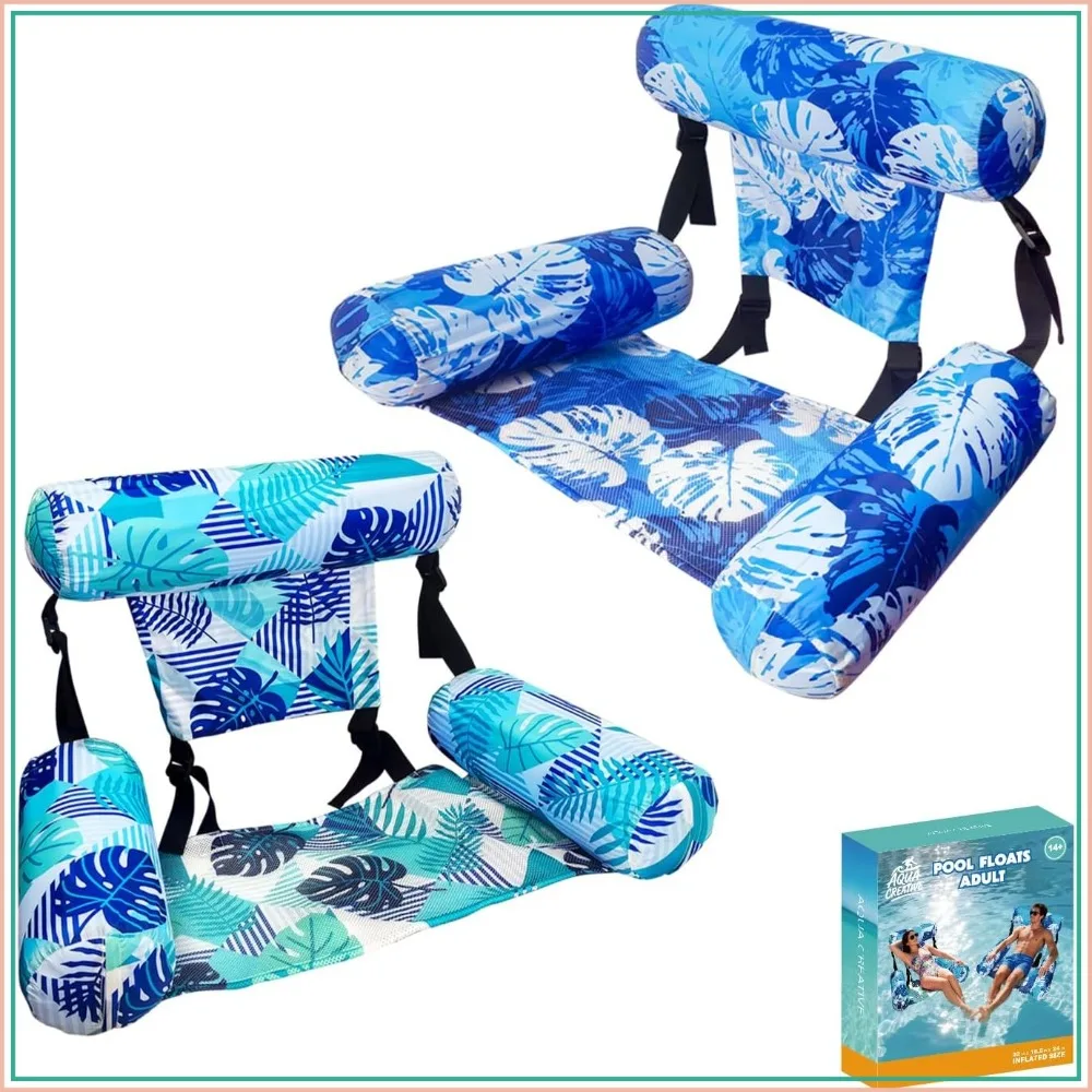 2 Pack Pool Floats for Adults, Inflatable Water Hammock Rafts for Parties, Outdoor Fun
2 Pack Pool Floats for Adults, Inflatable Water Hammock Rafts for Parties, Outdoor Fun