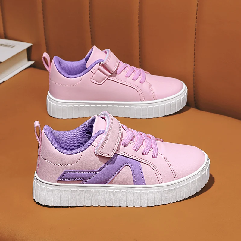 Explosive leather-covered Velcro, kidsren's sneakers, casual sports shoes, small white shoes
Explosive leather-covered Velcro, kidsren's sneakers, casual sports shoes, small white shoes