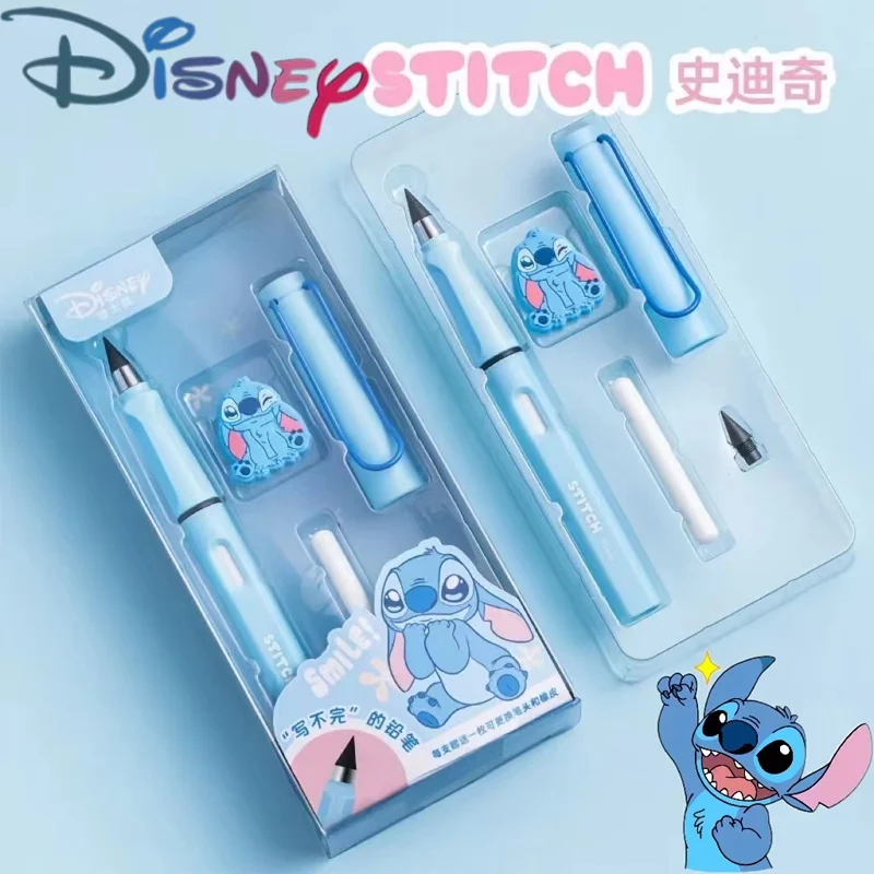 Disney Lilo & Stitch Eternal Pencil with Eraser Cartoon Lotso Judy Stitch Unlimited Writing Pen Stationery Supplies for Children
Disney Lilo & Stitch Eternal Pencil with Eraser Cartoon Lotso Judy Stitch Unlimited Writing Pen Stationery Supplies for Children