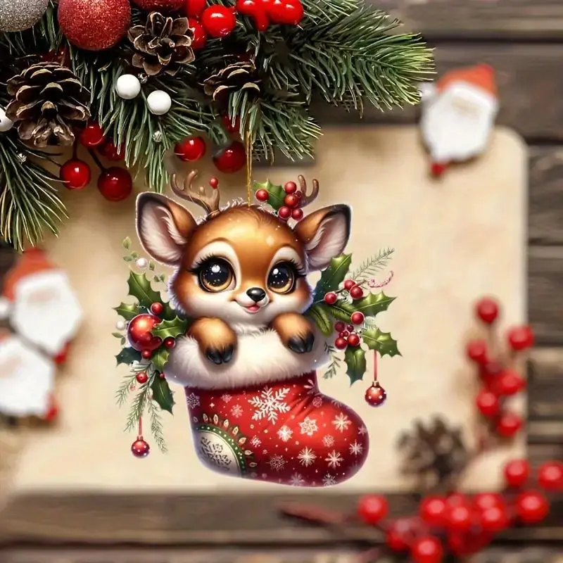 Charming Acrylic Reindeer Baby Car Decoration Holiday Gift for Christmas Xmas Tree Pendant Hanging Ornament
Charming Acrylic Reindeer Baby Car Decoration Holiday Gift for Christmas Xmas Tree Pendant Hanging Ornament