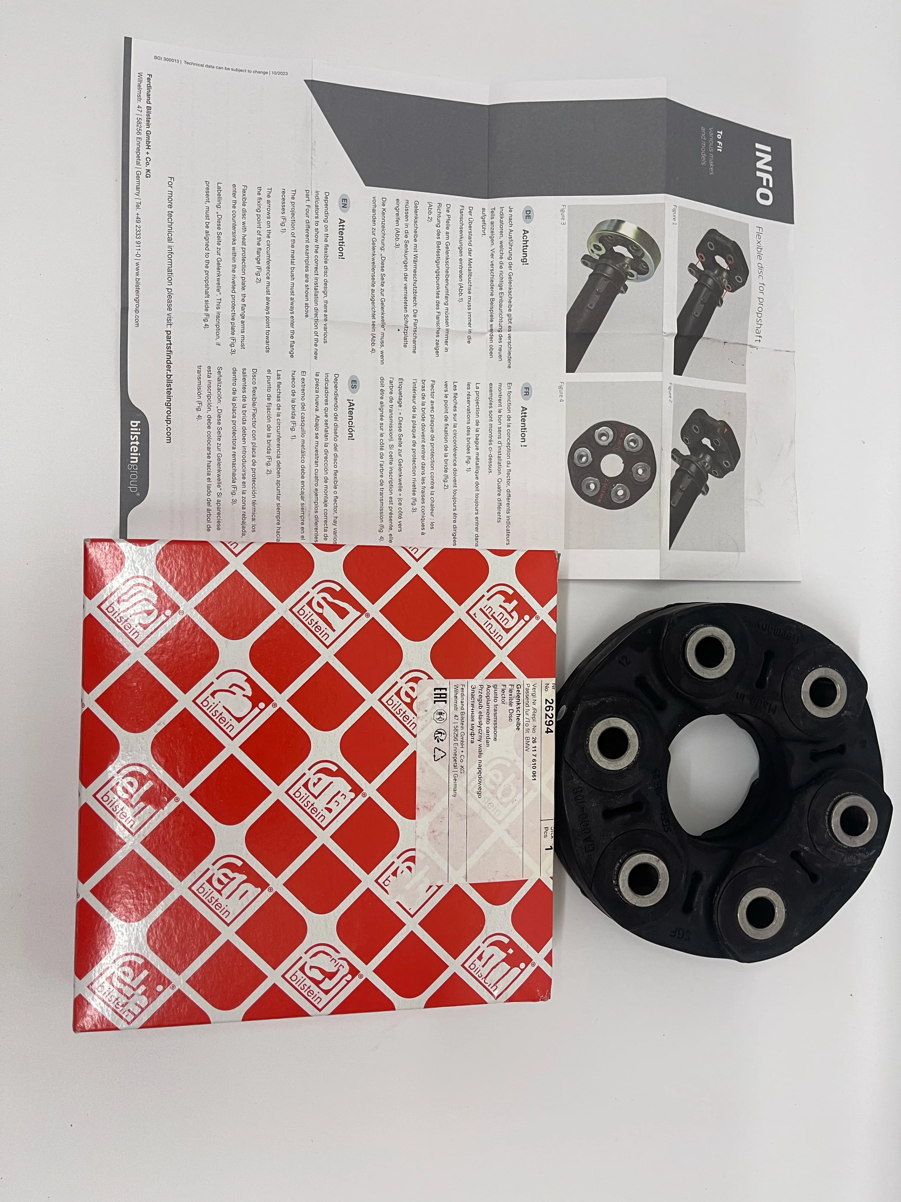 Drive Shaft Doughnut Coupling 26117610061 For BM W E90 E60 F10 X3 X5
Drive Shaft Doughnut Coupling 26117610061 For BM W E90 E60 F10 X3 X5