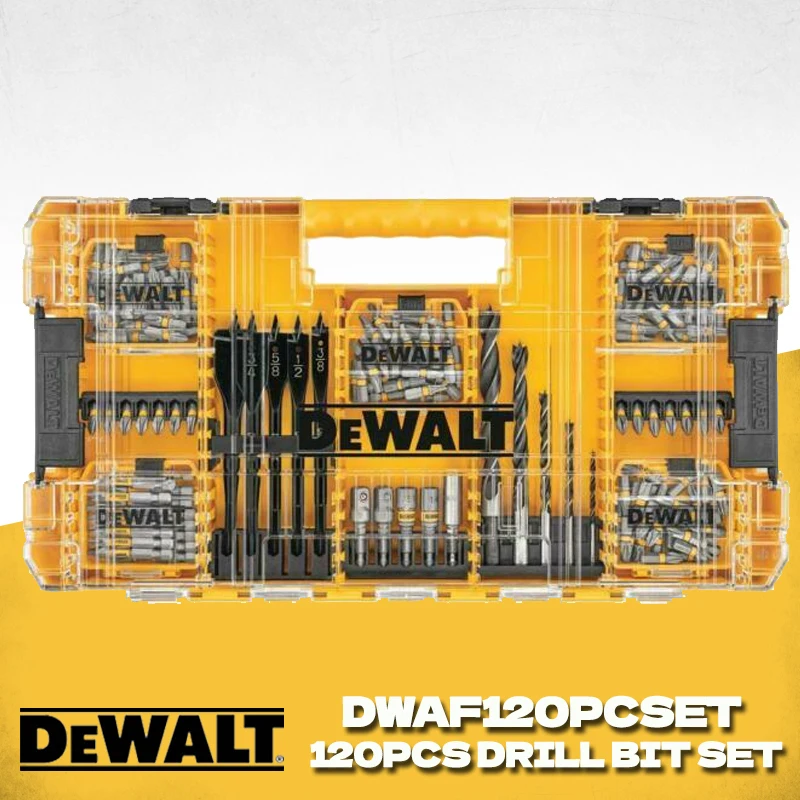 Набор сверл и бит DEWALT DWAF120PCSET из 120 предметов, 1/4 дюйма, Maxfit Ultra Steel, для высокоскоростной шуруповертовой насадки, из быстрорежущей стали
Набор сверл и бит DEWALT DWAF120PCSET из 120 предметов, 1/4 дюйма, Maxfit Ultra Steel, для высокоскоростной шуруповертовой насадки, из быстрорежущей стали