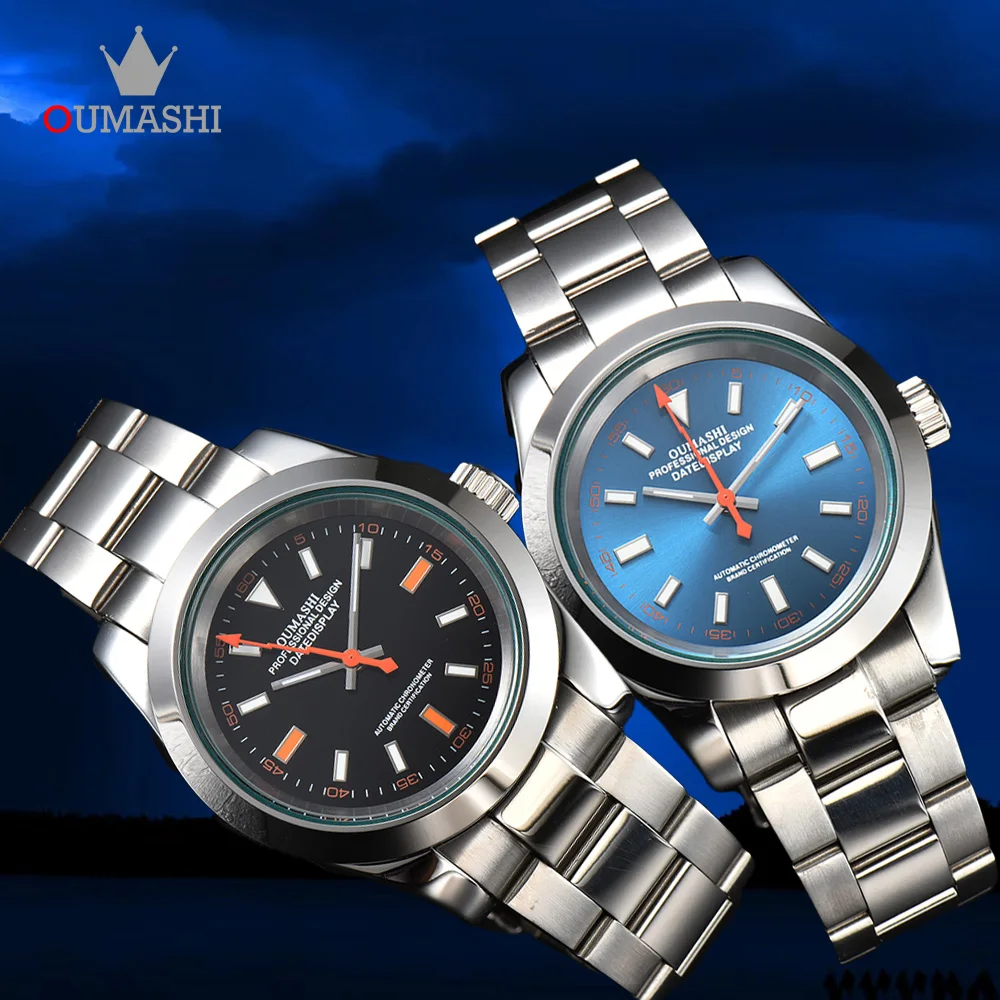 39mm NH35 Watch Lightning hands High Quality Automatic Mechanical Watch Sapphire Glass Waterproof Case NH35 Movement Watch
39mm NH35 Watch Lightning hands High Quality Automatic Mechanical Watch Sapphire Glass Waterproof Case NH35 Movement Watch