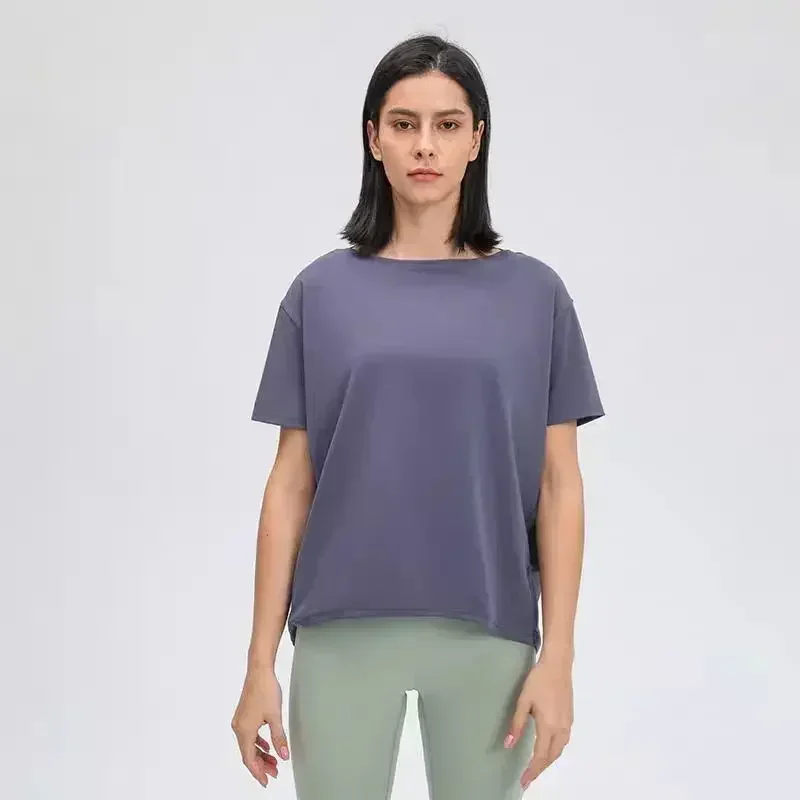 Lemon Women Back in Action Loose Short Sleeve Shirts Yoga Sports T-shirt Sportswear Casual Breathable Outdoor Jogging Blouse Top
Lemon Women Back in Action Loose Short Sleeve Shirts Yoga Sports T-shirt Sportswear Casual Breathable Outdoor Jogging Blouse Top