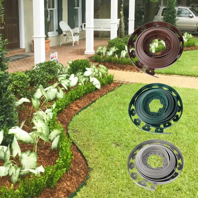 5M Landscape Edging Plastic Roll with 15 PC Spikes Garden Lawn Fence Lawn Edging Flower Bed Edging Mowing Palisade Ground Spike
5M Landscape Edging Plastic Roll with 15 PC Spikes Garden Lawn Fence Lawn Edging Flower Bed Edging Mowing Palisade Ground Spike