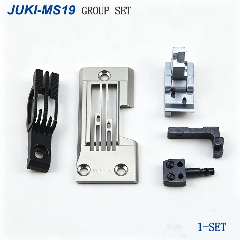 Original JUKI MS19 Double Needle Sewing Kit 1/4" 3/16" 1/8", Fell Stitch Machine Complete Presser Foot Feed Dog Parts
Original JUKI MS19 Double Needle Sewing Kit 1/4" 3/16" 1/8", Fell Stitch Machine Complete Presser Foot Feed Dog Parts