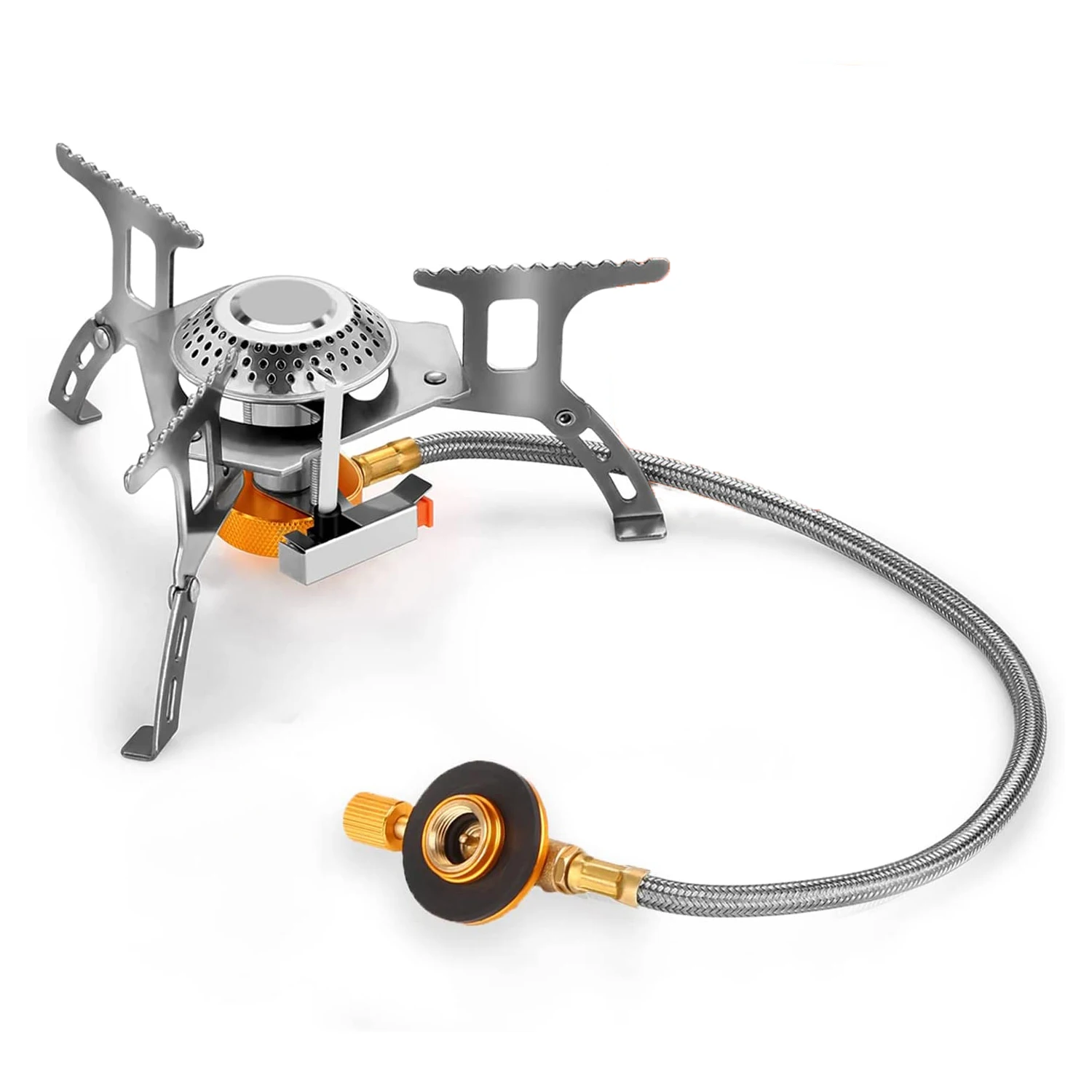 Camping Gas Stove 3700W Portable Backpacking Stove with Piezo Ignition Portable Burner Camping Carrying Case Stainless Steel
Camping Gas Stove 3700W Portable Backpacking Stove with Piezo Ignition Portable Burner Camping Carrying Case Stainless Steel