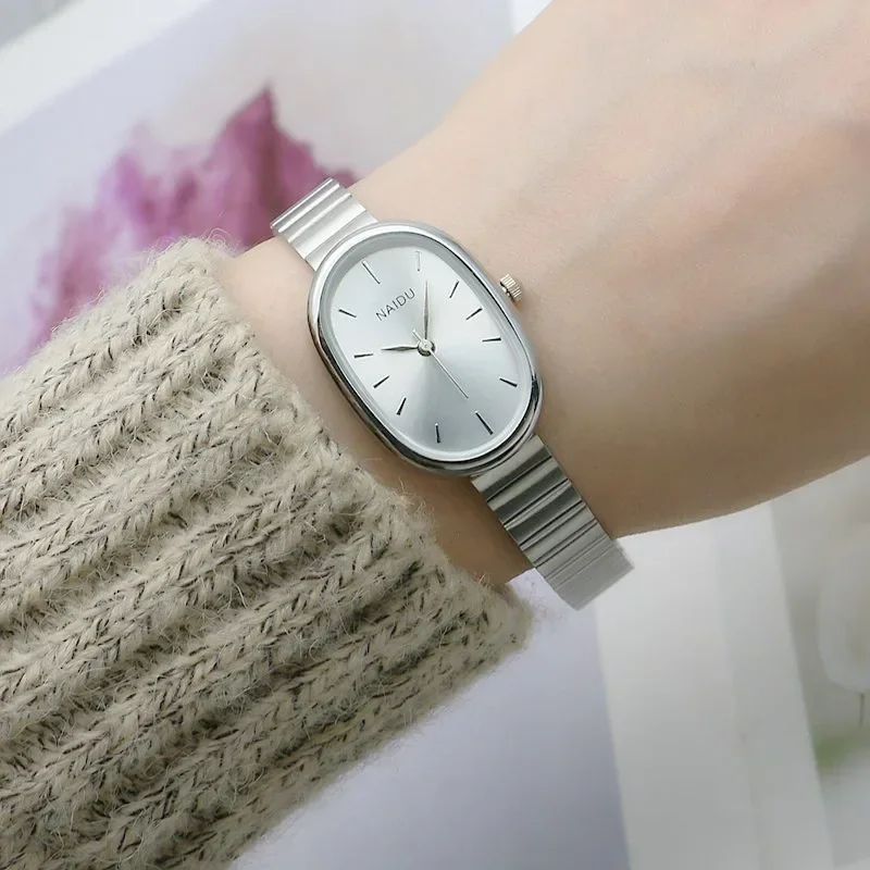 Oval Small Dial Women Quartz Watch Stainless Steel Bamboo Strap Girl Student Leisure Fashion Luxury Gift Wristwatch Dropshipping
Oval Small Dial Women Quartz Watch Stainless Steel Bamboo Strap Girl Student Leisure Fashion Luxury Gift Wristwatch Dropshipping