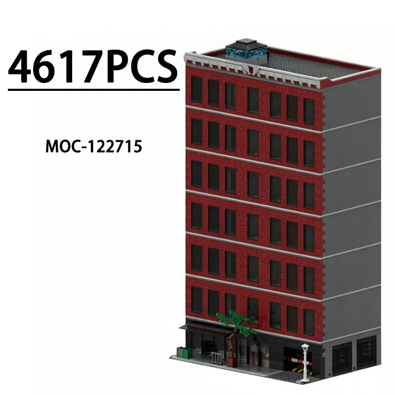 MOC-122715 Building Block Modular Apartment Building Model 4617 Pieces Educational Puzzle Birthday Christmas New Year Toy Gift
MOC-122715 Building Block Modular Apartment Building Model 4617 Pieces Educational Puzzle Birthday Christmas New Year Toy Gift