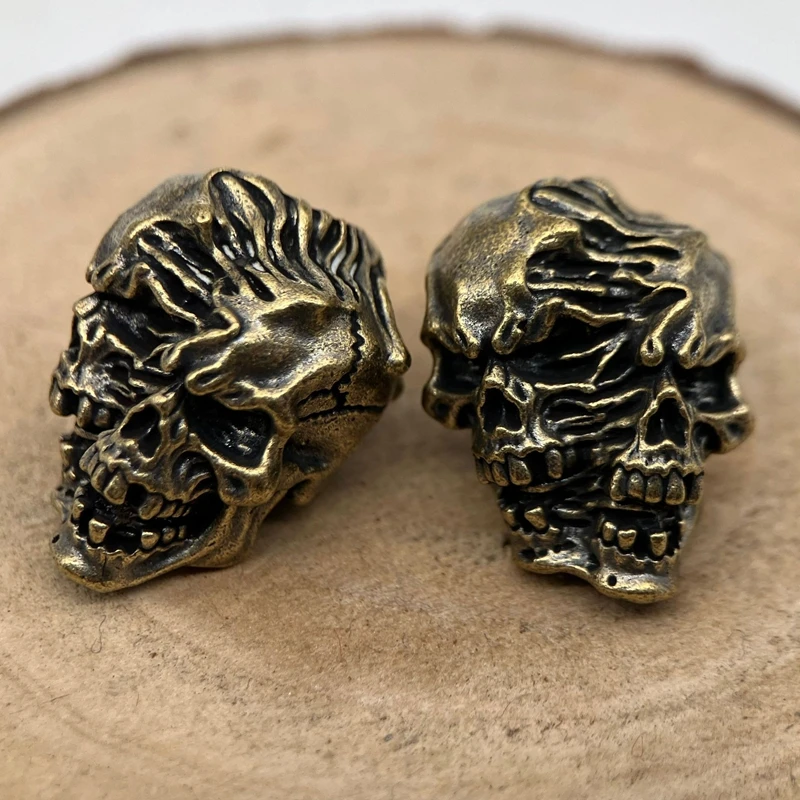 Divided Skull Brass Knife Beads EDC Outdoor DIY Paracord Handmade Woven Lanyard Pendants Umbrella Rope Bracelet Charms Accessory
Divided Skull Brass Knife Beads EDC Outdoor DIY Paracord Handmade Woven Lanyard Pendants Umbrella Rope Bracelet Charms Accessory