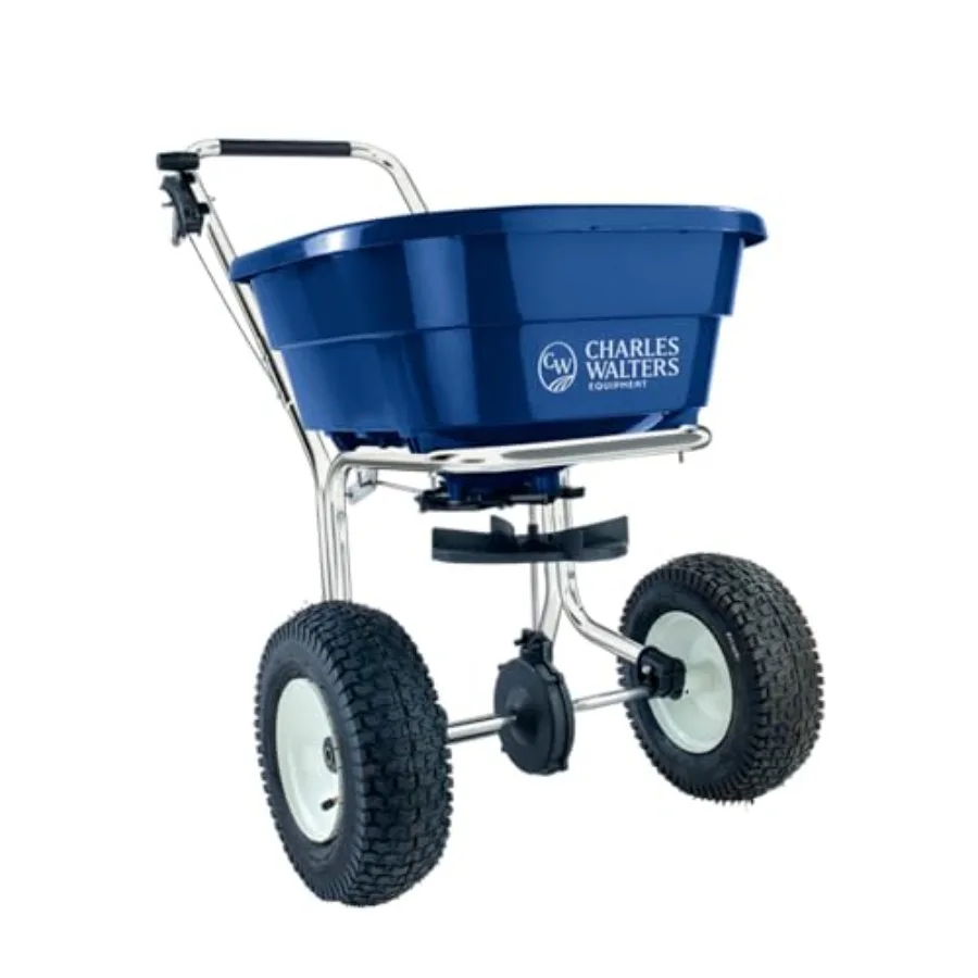Landscape-rated broadcast spreader for lawns driveways and more; stainless steel frame; black; 80lb capacity corrosion-resistan
Landscape-rated broadcast spreader for lawns driveways and more; stainless steel frame; black; 80lb capacity corrosion-resistan