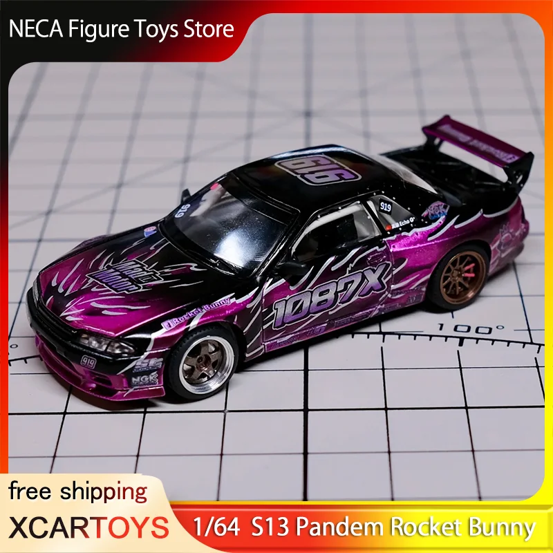 XCARTOYS 1:64 S13 Pandem Rocket Bunny Widebody JDM Coupe, литая модель 1087X-02, издание Echo Gao, игрушка-подарок для взрослых и фанатов
XCARTOYS 1:64 S13 Pandem Rocket Bunny Widebody JDM Coupe, литая модель 1087X-02, издание Echo Gao, игрушка-подарок для взрослых и фанатов