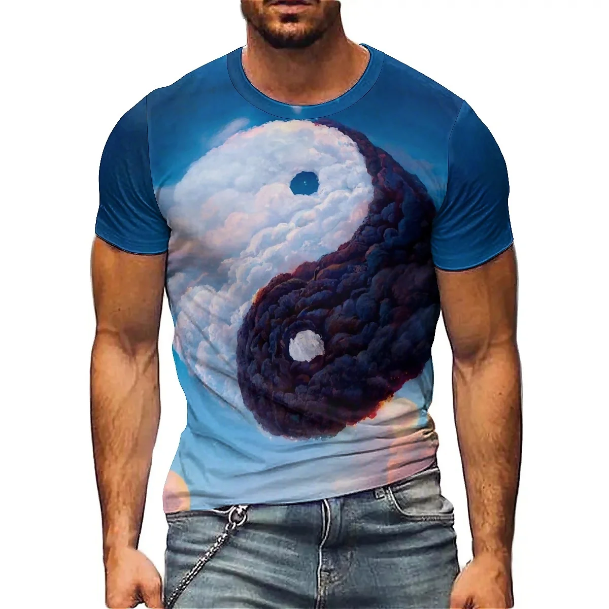 Hawaiian Style Vibrant Color Design Men's 3D Printed Short-Sleeve T-Shirt - Loungewear Relaxed Fit Smooth Top
Hawaiian Style Vibrant Color Design Men's 3D Printed Short-Sleeve T-Shirt - Loungewear Relaxed Fit Smooth Top