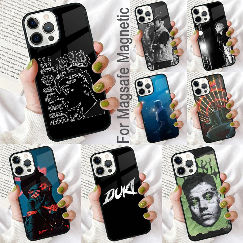 Мягкий магнитный чехол для телефона Duki Rapper для iPhone 16, Pro max 15 Pro 13, 14, Plus 11, 12, Mini MagSafe Coque
Мягкий магнитный чехол для телефона Duki Rapper для iPhone 16, Pro max 15 Pro 13, 14, Plus 11, 12, Mini MagSafe Coque