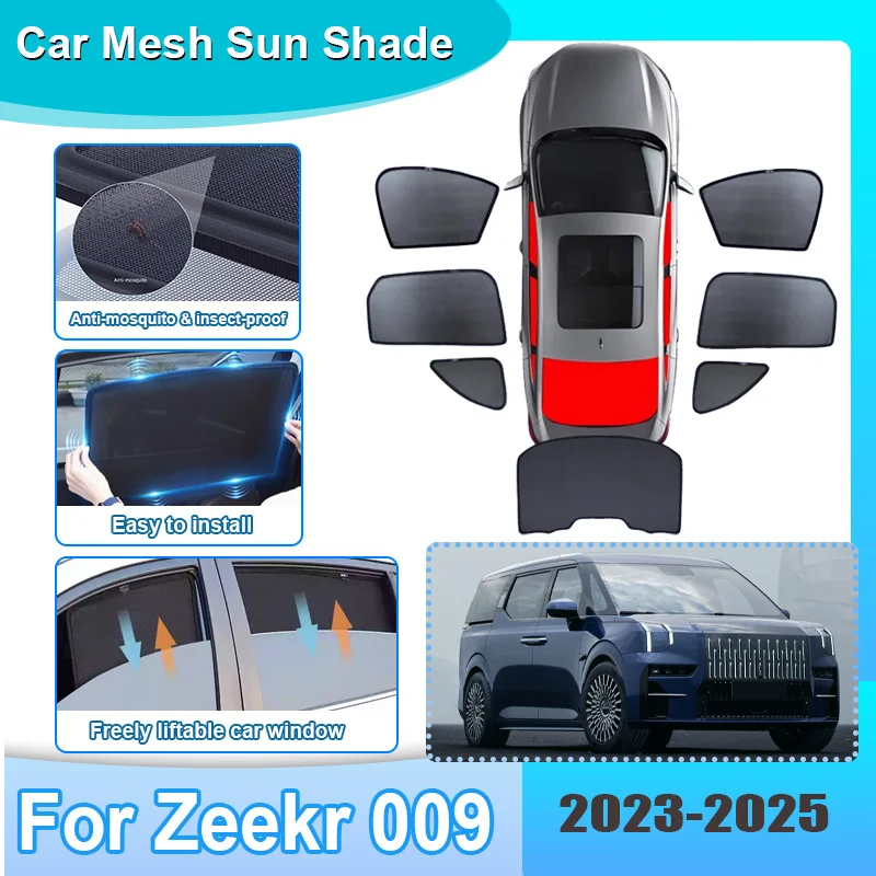 Car Window Sunshade For Zeekr 009 2023 2024 2025 Visor Mesh Anti-UV Heat Insulation Windshield Frame Curtain Auto Accessories
Car Window Sunshade For Zeekr 009 2023 2024 2025 Visor Mesh Anti-UV Heat Insulation Windshield Frame Curtain Auto Accessories