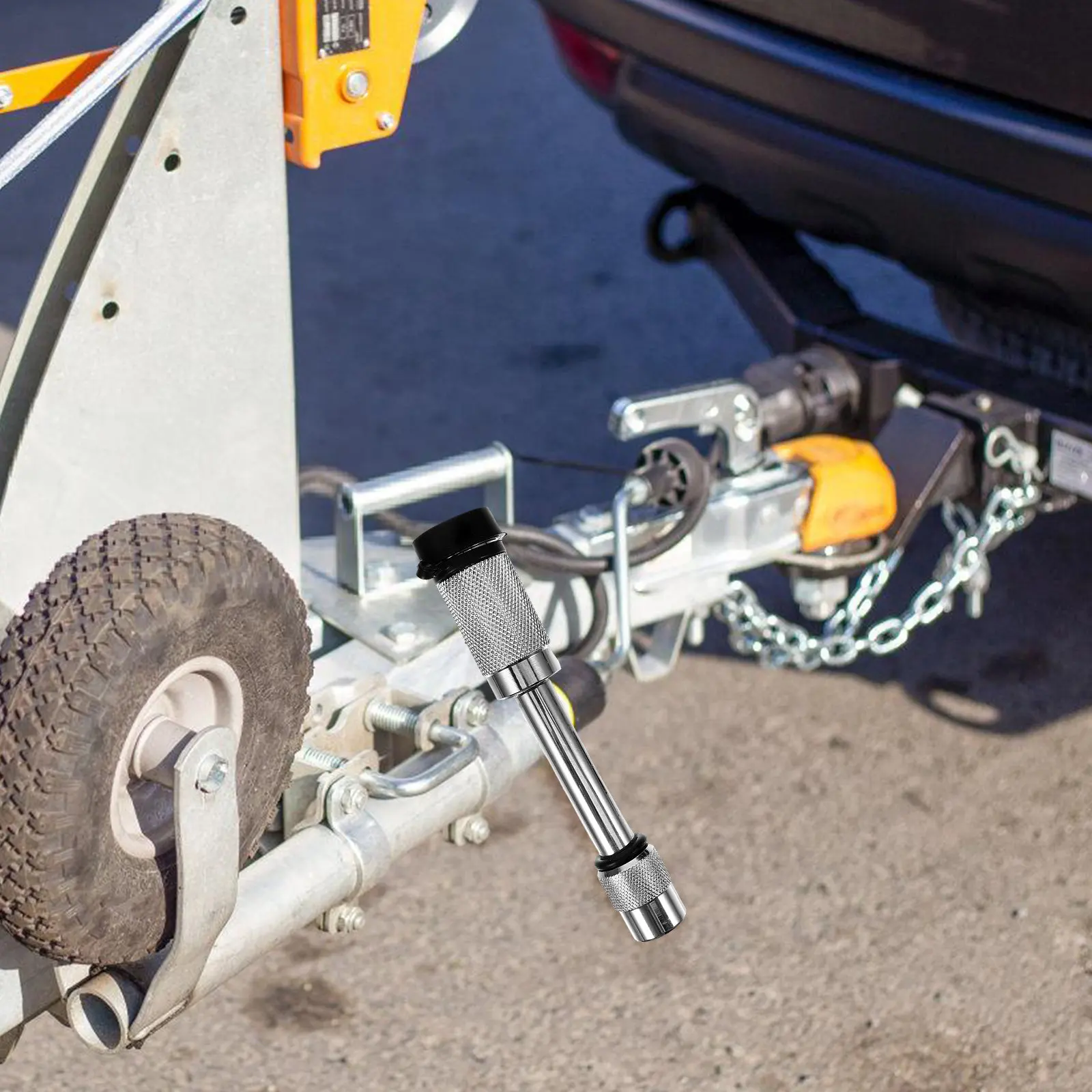 1Set Universal Trailer Hitch Lock Set Easy Install No Tools Required Secure Receiver Coupler Lock for All Trailers Rvs Off Road
1Set Universal Trailer Hitch Lock Set Easy Install No Tools Required Secure Receiver Coupler Lock for All Trailers Rvs Off Road