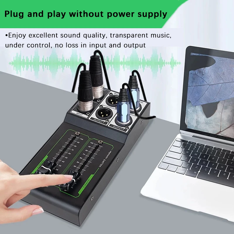 Разветвитель XLR с 2 входами и 4 выходами Фейдер баланса XLR Независимая регулировка разделения Бесшумный разветвитель сигнала
Разветвитель XLR с 2 входами и 4 выходами Фейдер баланса XLR Независимая регулировка разделения Бесшумный разветвитель сигнала