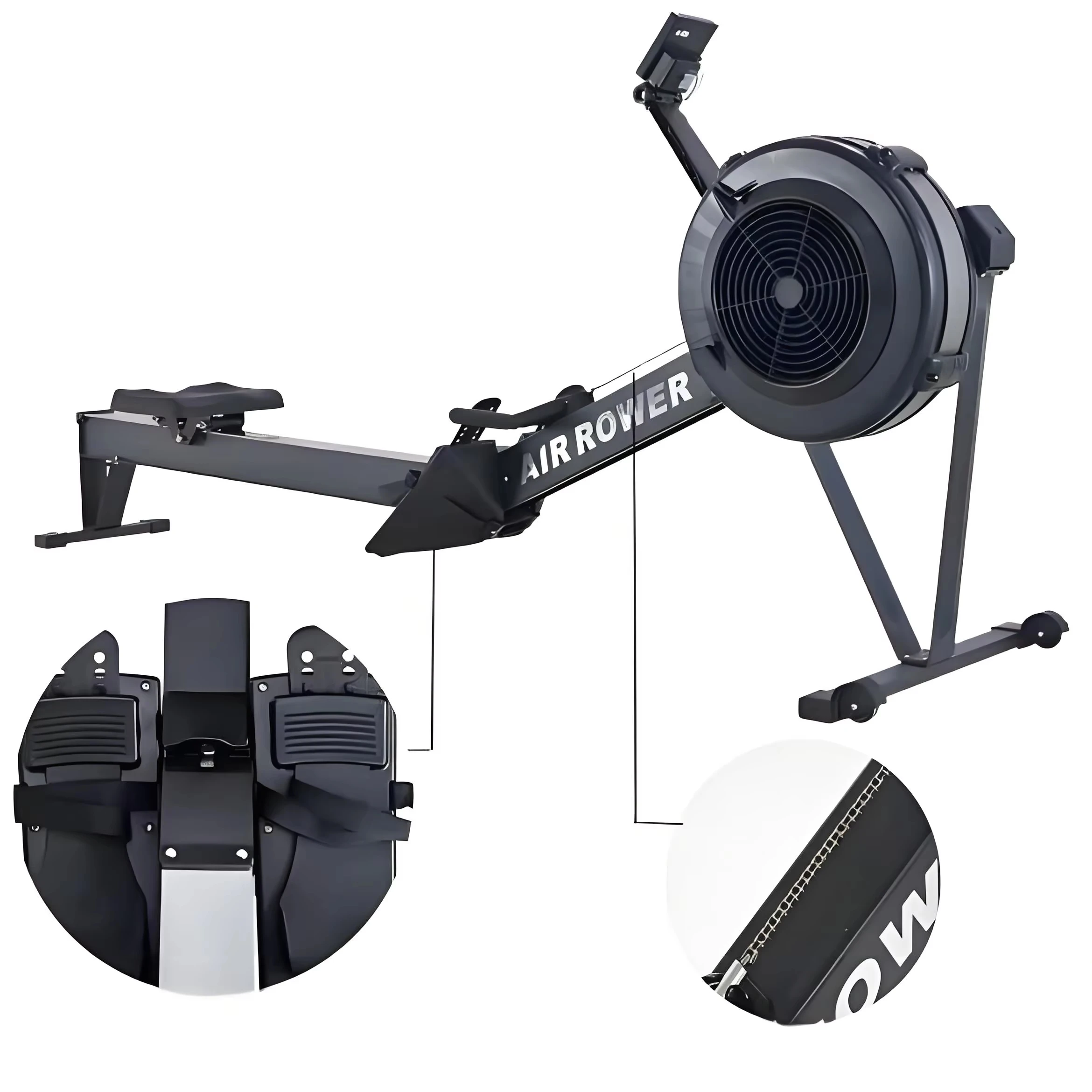 Складной гребной тренажер High Intensity Fitness Equipment Club Air Rower
Складной гребной тренажер High Intensity Fitness Equipment Club Air Rower