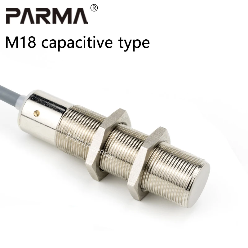 M18 capacitive proximity switch, liquid level sensor, material detection induction switch, three-wire 24V, NPN/PNP
M18 capacitive proximity switch, liquid level sensor, material detection induction switch, three-wire 24V, NPN/PNP