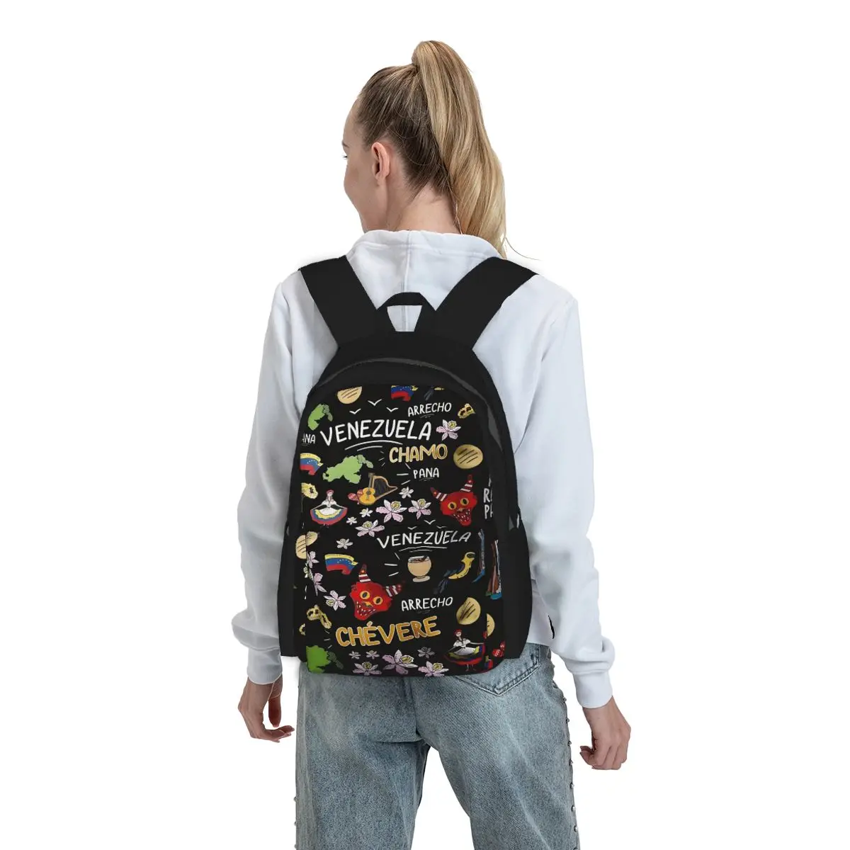 Arepas Venezuela Backpack Boys Girls BookBag Children School Bag Computer Shoulder Bags for Men Women
Arepas Venezuela Backpack Boys Girls BookBag Children School Bag Computer Shoulder Bags for Men Women