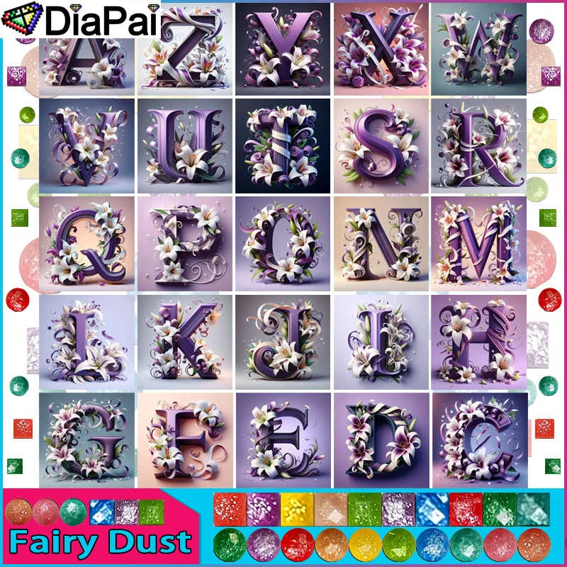 DiaPai Fairy Dust AB квадратная/круглая дрель 5D DIY алмазная живопись "буквенный цветок лилии" вышивка крестиком полный горный хрусталь деко
DiaPai Fairy Dust AB квадратная/круглая дрель 5D DIY алмазная живопись "буквенный цветок лилии" вышивка крестиком полный горный хрусталь деко