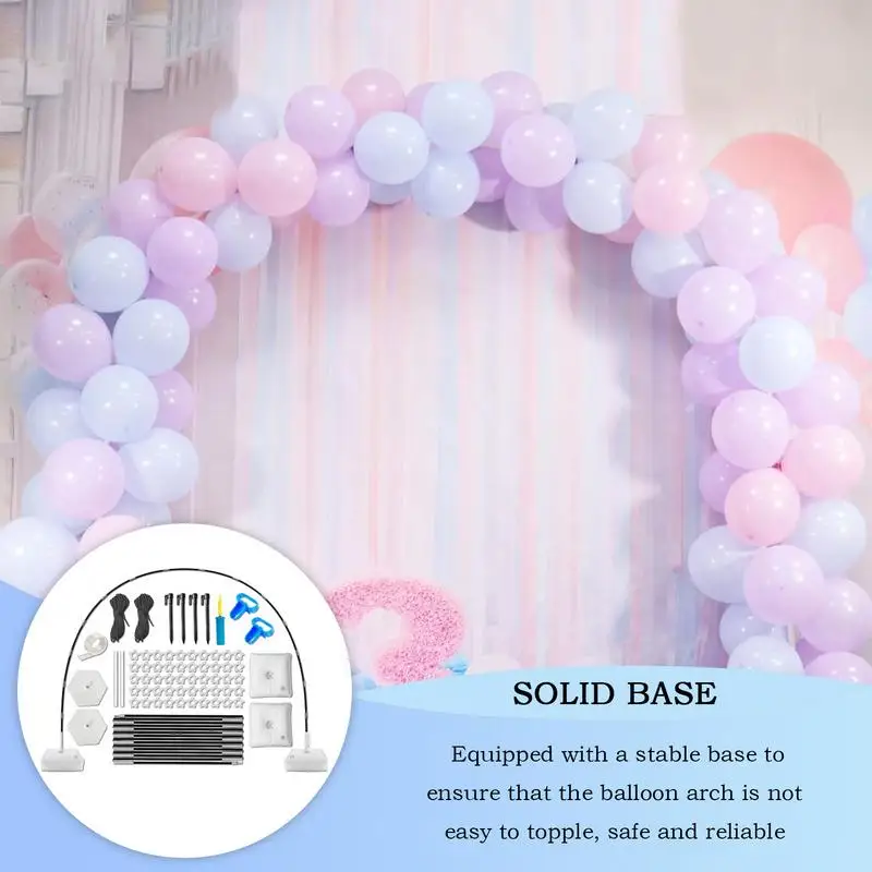 Balloon Arch Stand Kit Arch Balloon Frame With Base Adjustable Wedding Decoration Kit Garland Stand For Holiday Celebration
Balloon Arch Stand Kit Arch Balloon Frame With Base Adjustable Wedding Decoration Kit Garland Stand For Holiday Celebration
