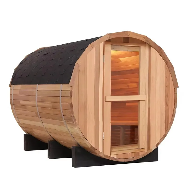 Outdoor sauna 4-10 people Wood stove Electric stove Far infrared dry steam function Hemlock bath Sauna villa
Outdoor sauna 4-10 people Wood stove Electric stove Far infrared dry steam function Hemlock bath Sauna villa