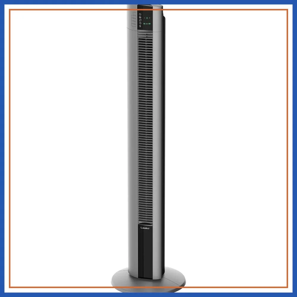 48" Tower Fan with Remote, Oscillating, 3 Speeds, 7-Hour Timer, Quiet Night Mode for Bedroom/Office, Gray
48" Tower Fan with Remote, Oscillating, 3 Speeds, 7-Hour Timer, Quiet Night Mode for Bedroom/Office, Gray