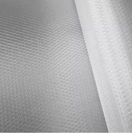 240gsm 2x2 Football honeycomb pattern fabric Glass carbon blend plating Silver fabric, 40" inch / 100cm width 1m lengh
240gsm 2x2 Football honeycomb pattern fabric Glass carbon blend plating Silver fabric, 40" inch / 100cm width 1m lengh