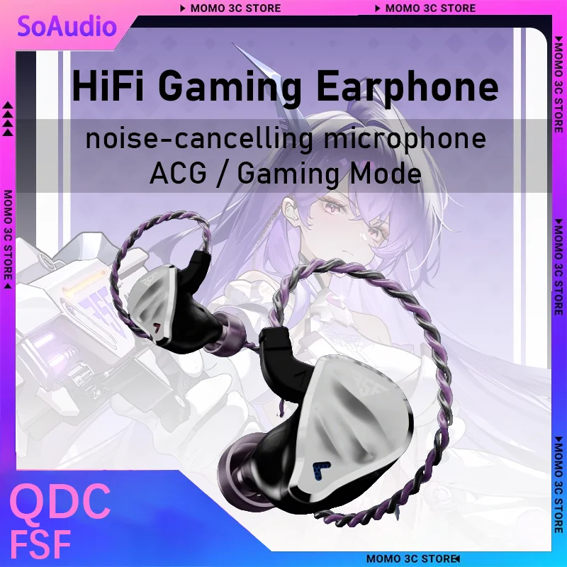 Qdc FSF In Ear Wired Gaming Earphones Typec Ai Noise Reduction With Microphone E Sports Acg Hifi Sound For Adult Audiophile
Qdc FSF In Ear Wired Gaming Earphones Typec Ai Noise Reduction With Microphone E Sports Acg Hifi Sound For Adult Audiophile
