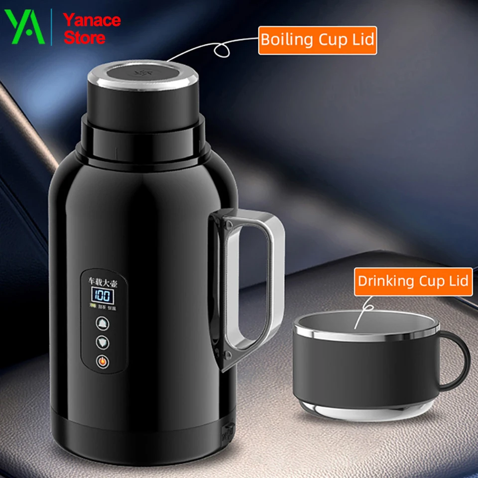 1.3L/1.5L Cigarette Lighter Car Electric Kettle Portable Heating for Outdoor Camping RV Ideal for Brewing Milk Powder and Tea
1.3L/1.5L Cigarette Lighter Car Electric Kettle Portable Heating for Outdoor Camping RV Ideal for Brewing Milk Powder and Tea