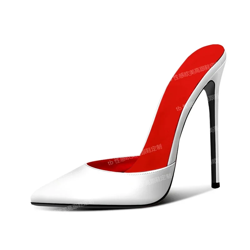 Новые женские полутапочки с заостренными кончиками, тонкий каблук, пустая спинка, модный головной убор, неглубокий рот, большие одинарные туфли
Новые женские полутапочки с заостренными кончиками, тонкий каблук, пустая спинка, модный головной убор, неглубокий рот, большие одинарные туфли