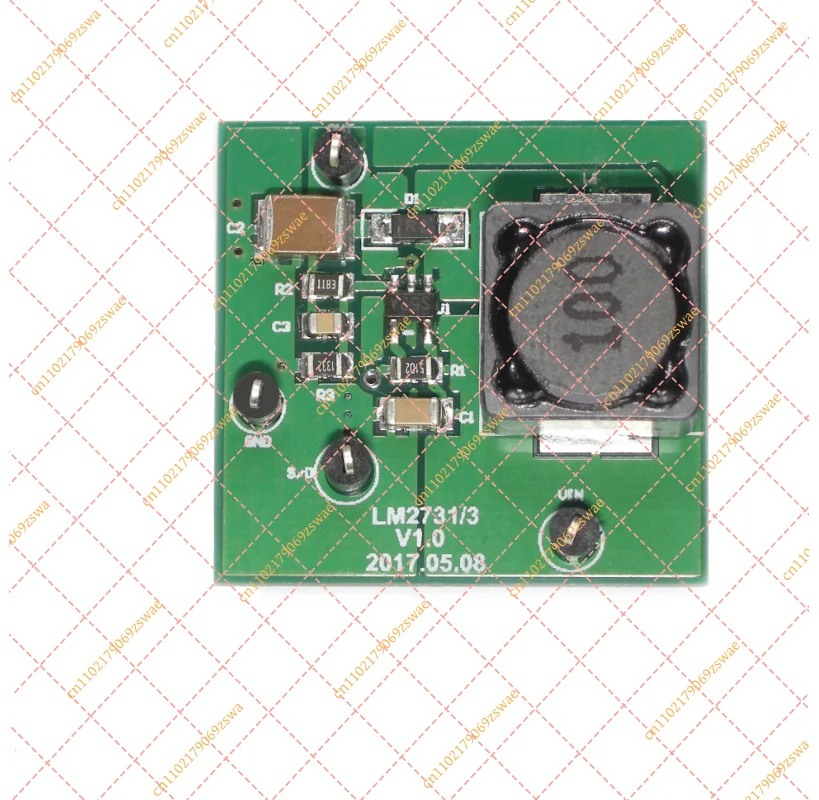 LM2733 Boost Module Evaluation Board 2.7V --3.3V Input 12V/20V/24V/30V Output
LM2733 Boost Module Evaluation Board 2.7V --3.3V Input 12V/20V/24V/30V Output