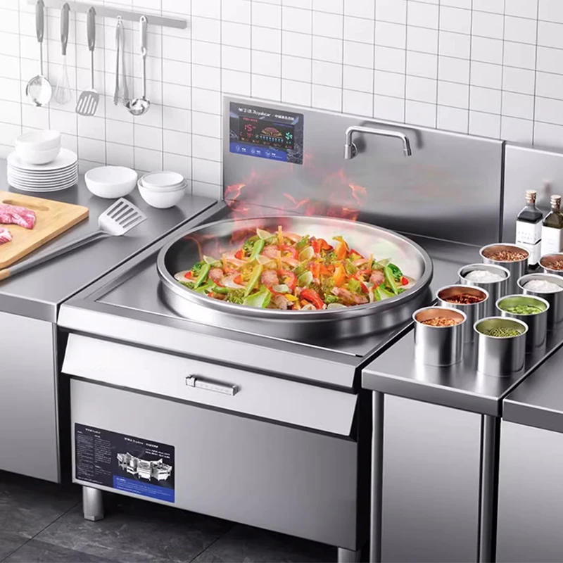 Commercial 1500W Induction Cooker 2000W Restaurant Stove for Large Beef Mutton Soup High Power Cooking Equipment for Restaurants
Commercial 1500W Induction Cooker 2000W Restaurant Stove for Large Beef Mutton Soup High Power Cooking Equipment for Restaurants