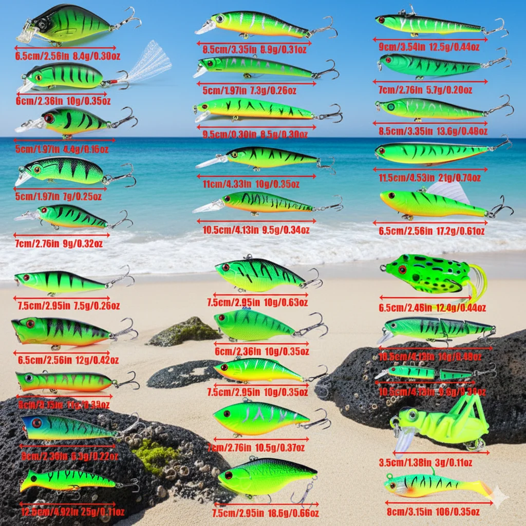 30 шт., набор рыболовных приманок, ложная приманка, бионическая приманка для гольяна, поппер, Vib, карандаш, приманка для окуня, снасти для щуки, карпа, окуня, джеркбейт, приманка для рыбалки
30 шт., набор рыболовных приманок, ложная приманка, бионическая приманка для гольяна, поппер, Vib, карандаш, приманка для окуня, снасти для щуки, карпа, окуня, джеркбейт, приманка для рыбалки