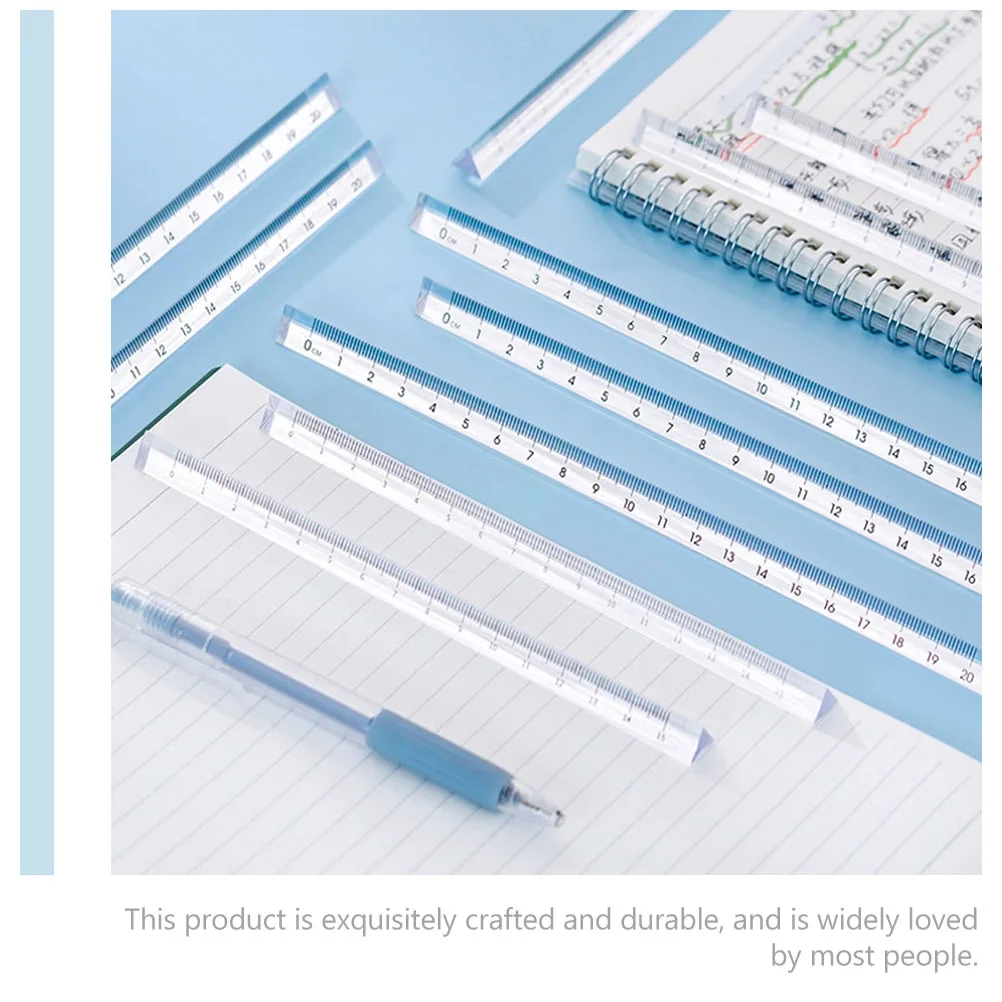 10 Pcs Plastic Triangle Ruler Clear Triangular Student Scale Pocket Transparent Inches Centimeters Measuring Tool Wear
10 Pcs Plastic Triangle Ruler Clear Triangular Student Scale Pocket Transparent Inches Centimeters Measuring Tool Wear