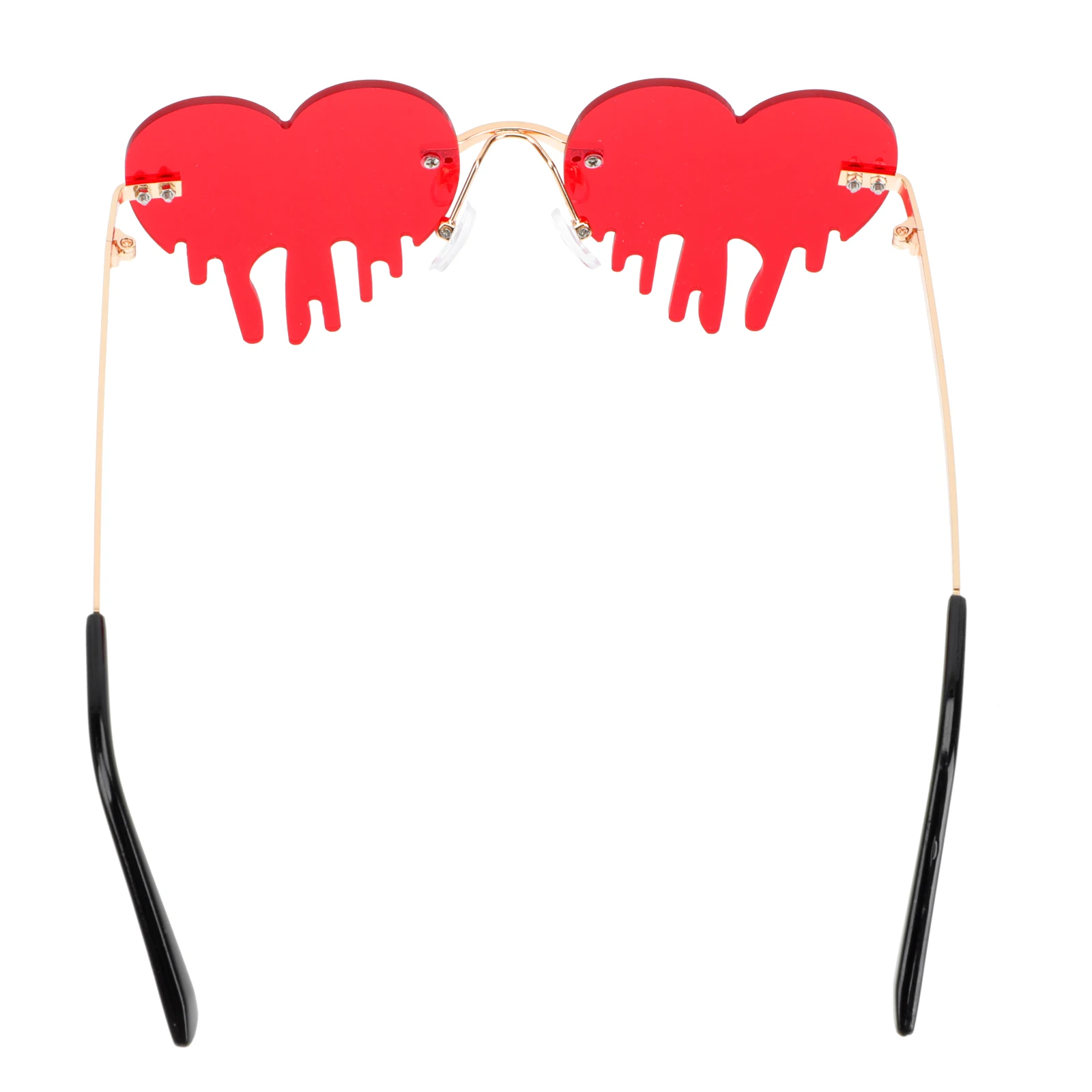 Heart Shaped Sunglasses Red Rimless Unique Fashion Eyeglasses Lightweight Party Props High Grade Material Durability
Heart Shaped Sunglasses Red Rimless Unique Fashion Eyeglasses Lightweight Party Props High Grade Material Durability