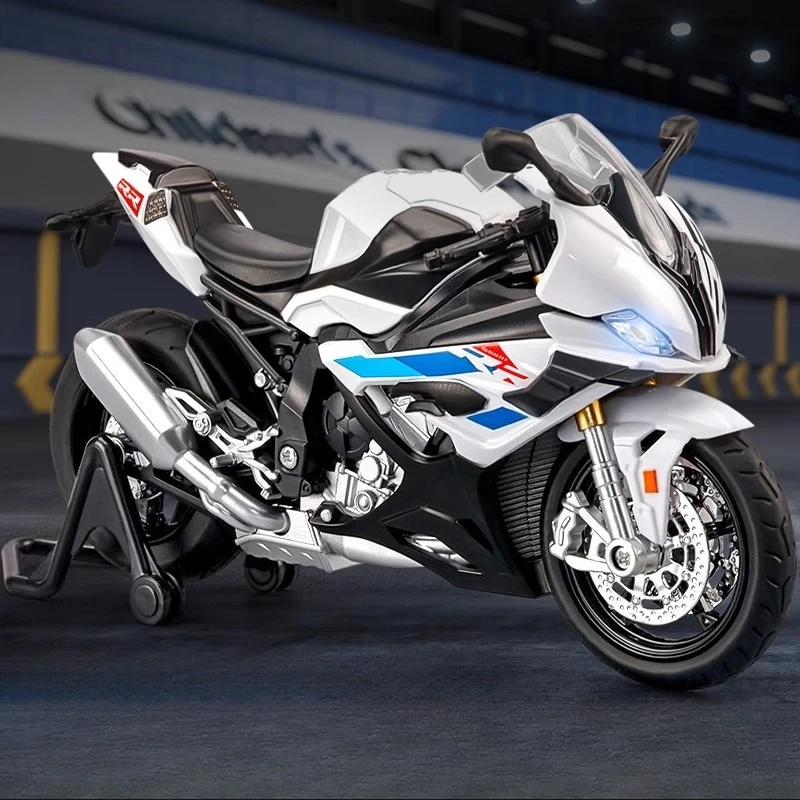 1:12 BMW RRS1000 High Simulation Alloy Motorcycle Sound and Light Toy Model Children's toy gifts
1:12 BMW RRS1000 High Simulation Alloy Motorcycle Sound and Light Toy Model Children's toy gifts